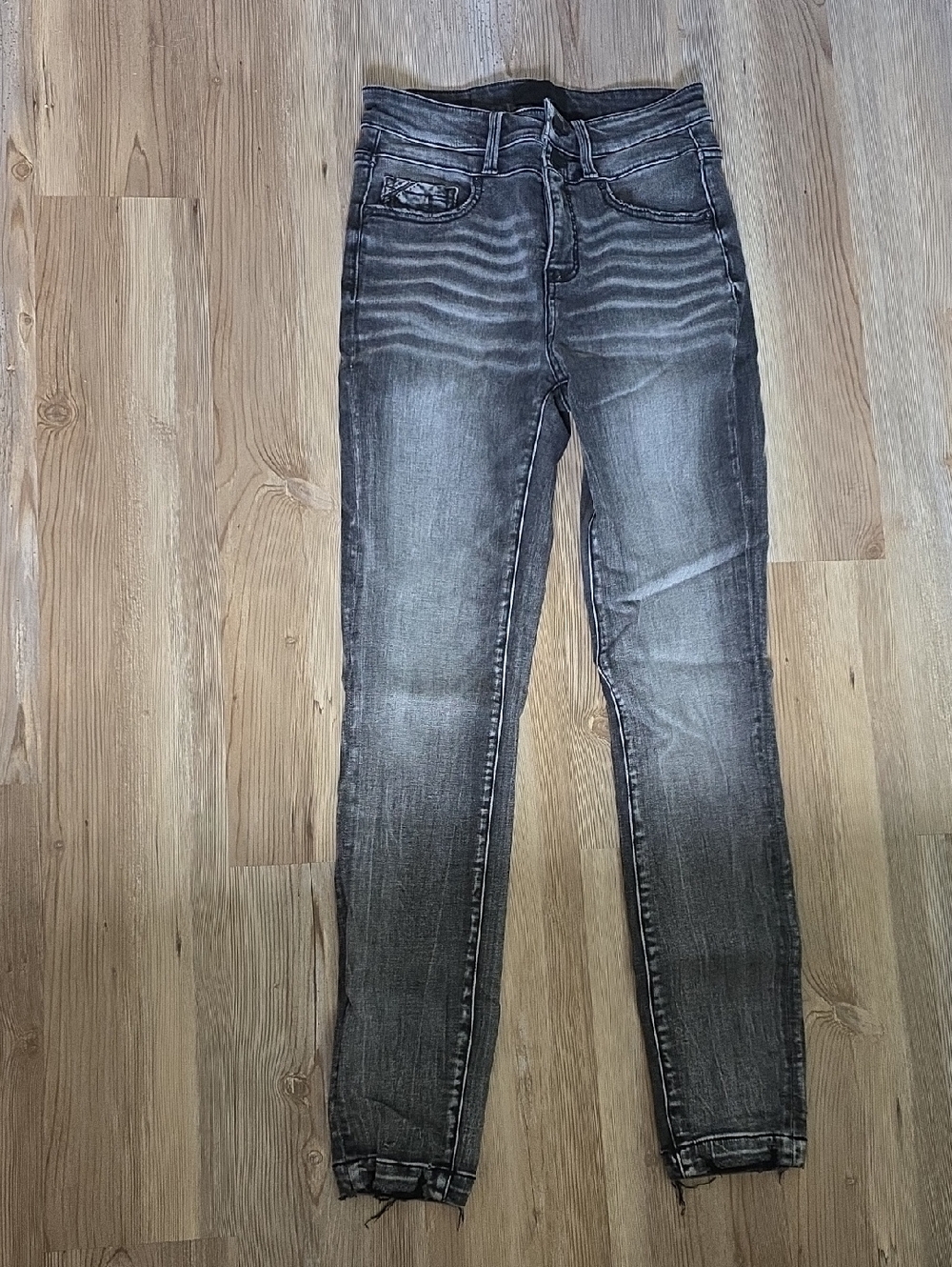 Buckle Black Fit 75 Washed Black Skinny Jeans 25×28